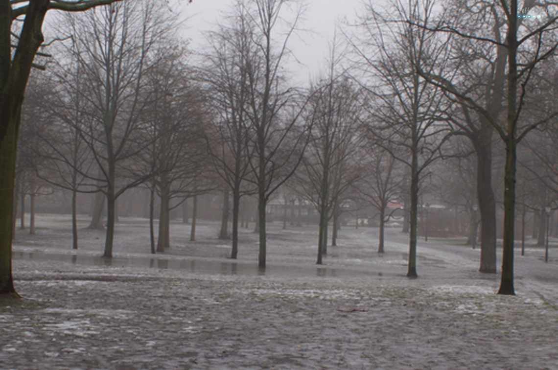 Volkspark Friedrichshain winter