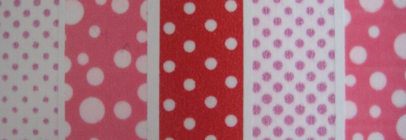 colorful dotted washi masking tape