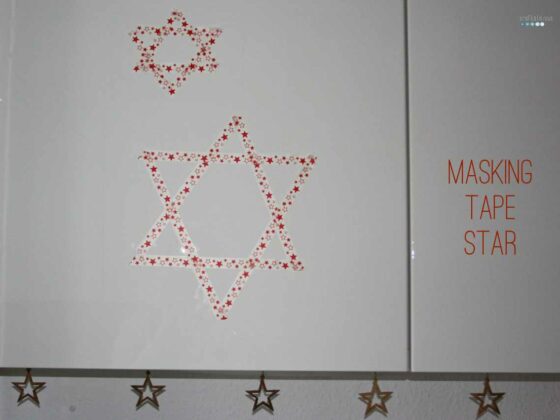 masking tape star