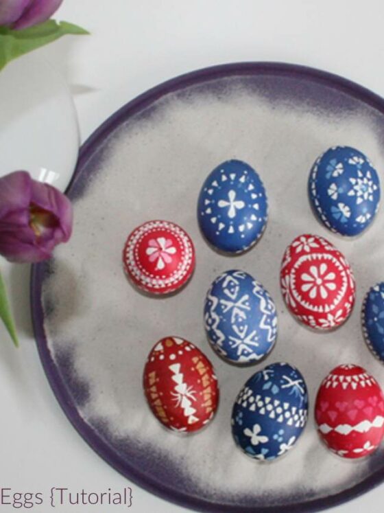 sorbian easter eggs tutorial