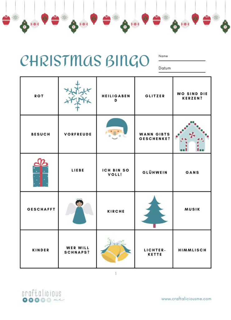 Weihnachtsbingo