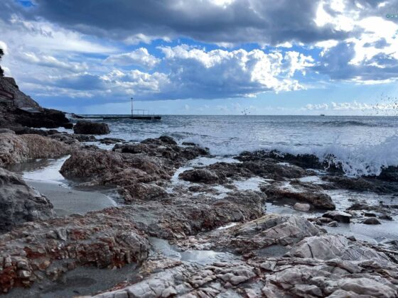 mediterran sea with sky and clouds things I am thankful for