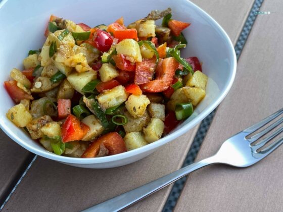 red pepper potato salad