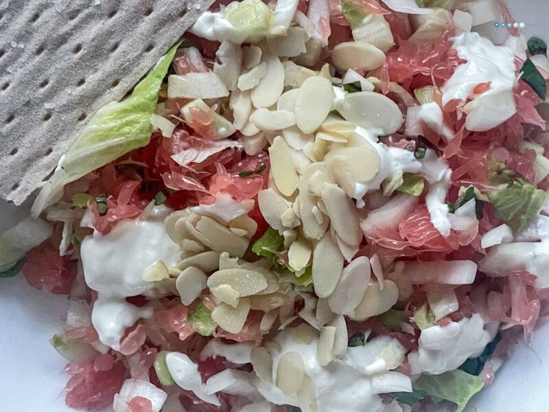 Belgian endive grapefruit salad